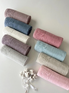 90x150 MYSOFT YAPRAK BANYO HAVLUSU